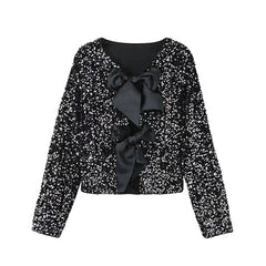 On Point Paillettenbluse