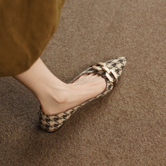 Dora Plaid Ballerinas