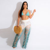 Freizeitanzug mit Farbverlauf und Quaste