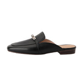 Flache Pantoletten „Erin Brown“