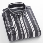 Retro Trendy Striped Long Sleeve Shirt
