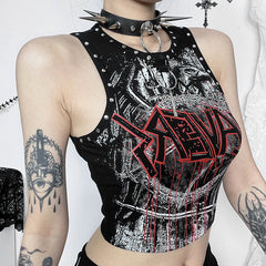 Meteor Grunge One Shoulder Top