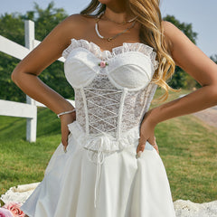 Peaches In Bloom Korsett-Top