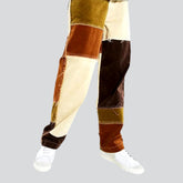 Patchwork Herren lockere Jeans