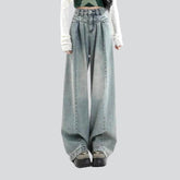 Modische Jeans mit Bundfalten