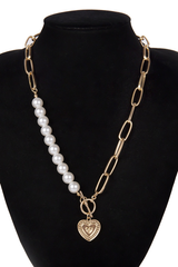 Gothic Barock Perlen Engel Anhänger Choker Halskette