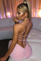 Miley Maxi-Glitzerkleid