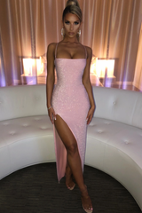 Miley Maxi-Glitzerkleid