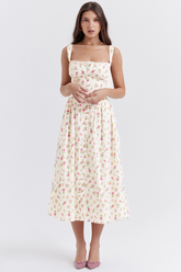 Tatiana Rose Print Midi Sundress Newgew
