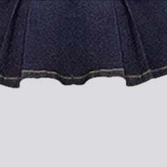 Klassisches Mini-Jeanskleid für Damen