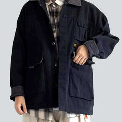 Oversized Streetwear Jeansjacke für Damen