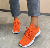 Sneakers mit Air-Cushion-Strick