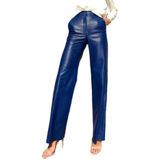 Weite Wachsjeanshose für Damen