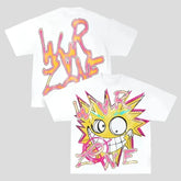 War Zone T-Shirt – Oversized Baumwolle Y2K für Damen