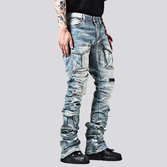 Herrenjeans mit mittlerer Taille