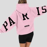 Bedruckter Paris-Hoodie für Damen