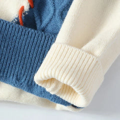 2024 Luxus-Kaschmirpullover: Designer Ripped Hole für Herren