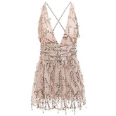 Pailletten-Minikleid