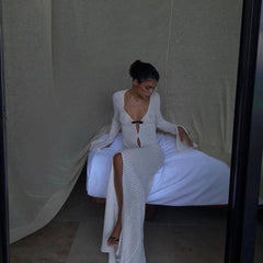 Metropolis Strick-Maxikleid