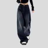 Street Damen High-Waist-Jeans