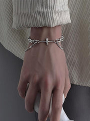 Doppellagiges Armband mit Sternanhänger