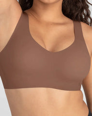Airy Zero V-Ausschnitt-BH Toffee