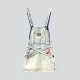 Vintage Skort Jeanskleid