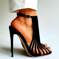 Multi Strap Adjustable Buckle Stiletto Heels Pairmore
