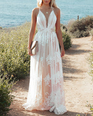 Antonia Maxikleid - Weiß