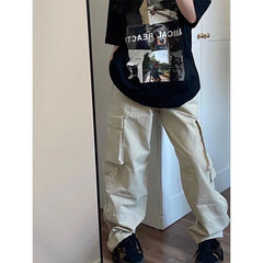 Gerade geschnittene Vintage Y2K Cargohose