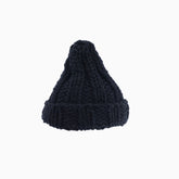 Vintage Chunky Kintted Gefaltete Winter Beanie Mütze