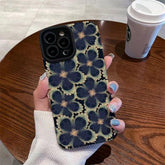 Süße Handyhülle mit dunklem Graffiti-Blumenmotiv für iPhone 14, 12, 11, 13 Pro Max, 14 Plus, 12, 13 Mini, 7, 8 Plus, X, XS Max und XR