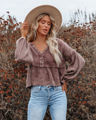 Havasu Kurzes Babydoll-Oberteil - Espresso