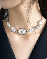 Ewige Heilung Schmetterling Halskette