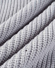 Gerippter Pullover mit Arachnid-Grunge-Muster