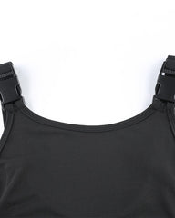 Body mit seitlicher Schnalle