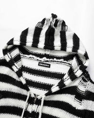Gestreifter Hoodie „Be Found“