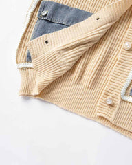 Aelani – Strickjacke mit Statement-Taschen