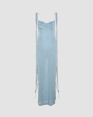 Rückenfreies Kleid mit Faery Circle-Muster