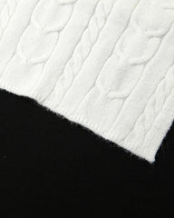 Wink Neckholder-Stricktop mit Zopfmuster