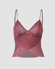 Camisole aus Netzstoff „Sunset“