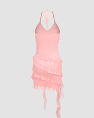 Layla – Asymmetrisches Camisole-Kleid mit seitlichem Schnitt