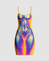 Anaglyph Heatmap Body Grafikkleid