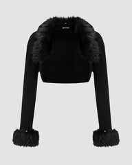 Zaratian Fuzz Kurzer Cardigan