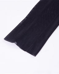 Crepuscular Mesh-Minikleid