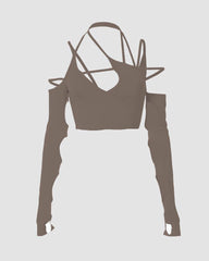 Phased Out – Kurzes Oberteil mit Cut-Outs