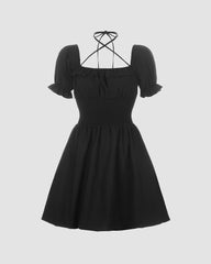 Eliza Square Flare Kleid