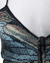 Paillettentop „Sacred Butterfly“