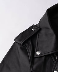 Gemütliche Bikerjacke aus PU-Leder