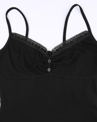 Dreamcliff Camisole-Oberteil aus Spitze